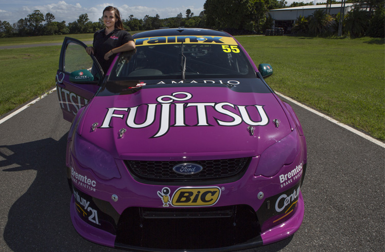 Renee Gracie Fujitsu Racing Falcon